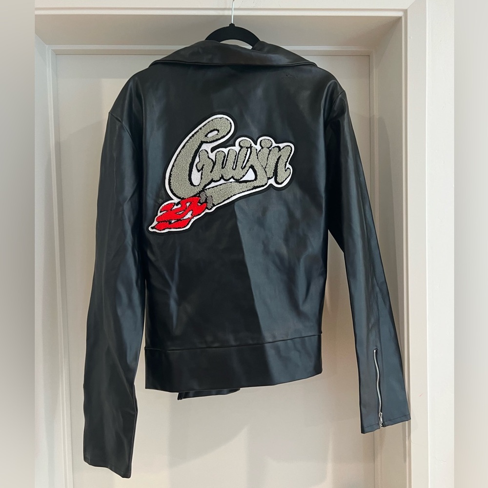 “Crusin’” Vintage Leather Jacket Black